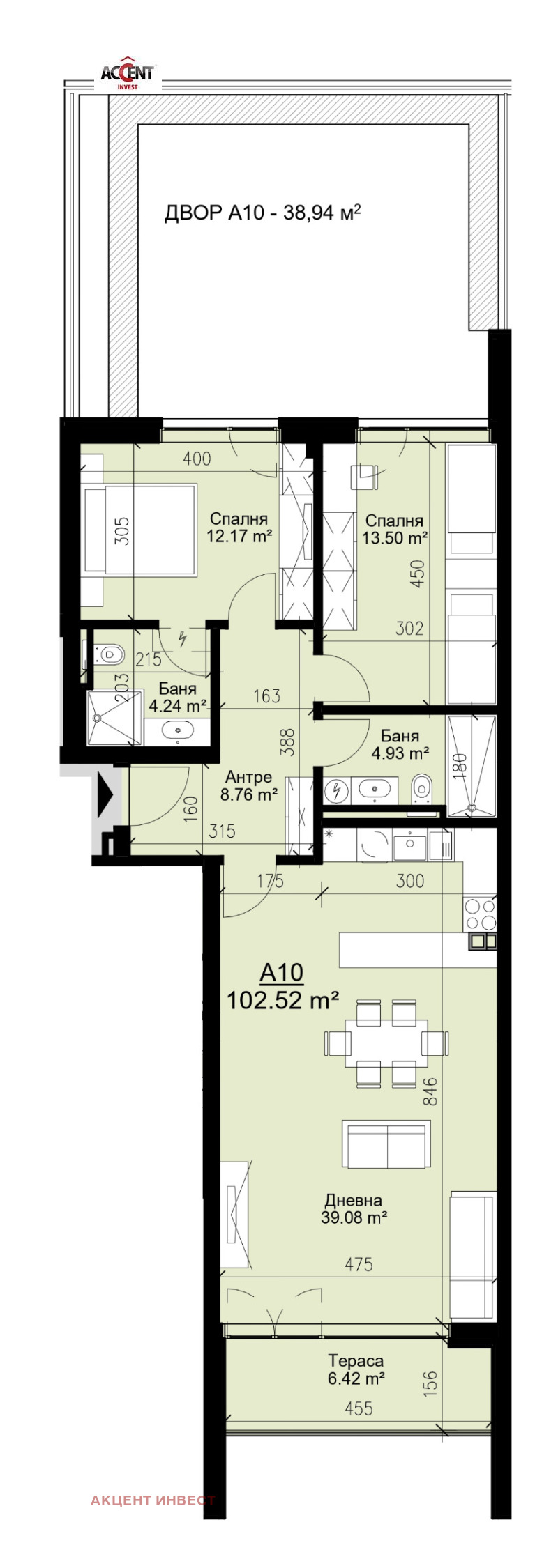 Продава  3-стаен град Варна , Бриз , 118 кв.м | 80317951 - изображение [2]