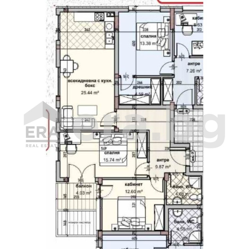 Продава 3-СТАЕН, гр. Варна, Владислав Варненчик 2, снимка 2 - Aпартаменти - 47291388