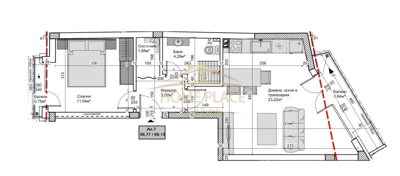 Продава 2-СТАЕН, гр. Варна, Христо Ботев, снимка 1 - Aпартаменти - 47028727