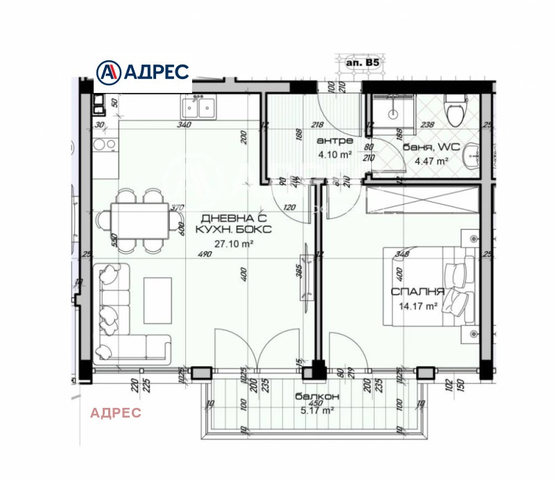 Продава 2-СТАЕН, гр. Варна, Виница, снимка 2 - Aпартаменти - 47159325