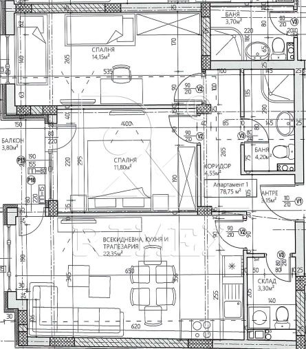 Продава 3-СТАЕН, гр. Пловдив, Младежки Хълм, снимка 2 - Апартаменти - 52614213