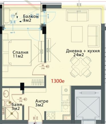 Продава 2-СТАЕН, гр. София, Модерно предградие, снимка 4 - Aпартаменти - 49224088