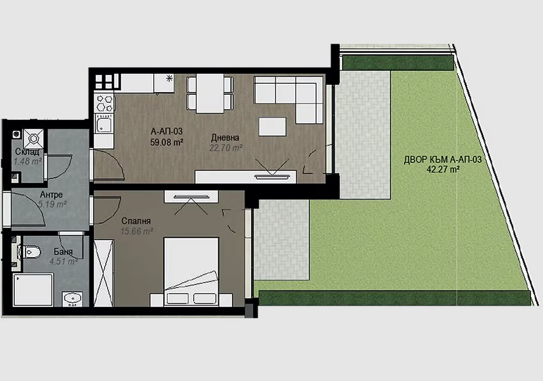 Продава 2-СТАЕН, гр. София, Витоша, снимка 5 - Апартаменти - 54024734