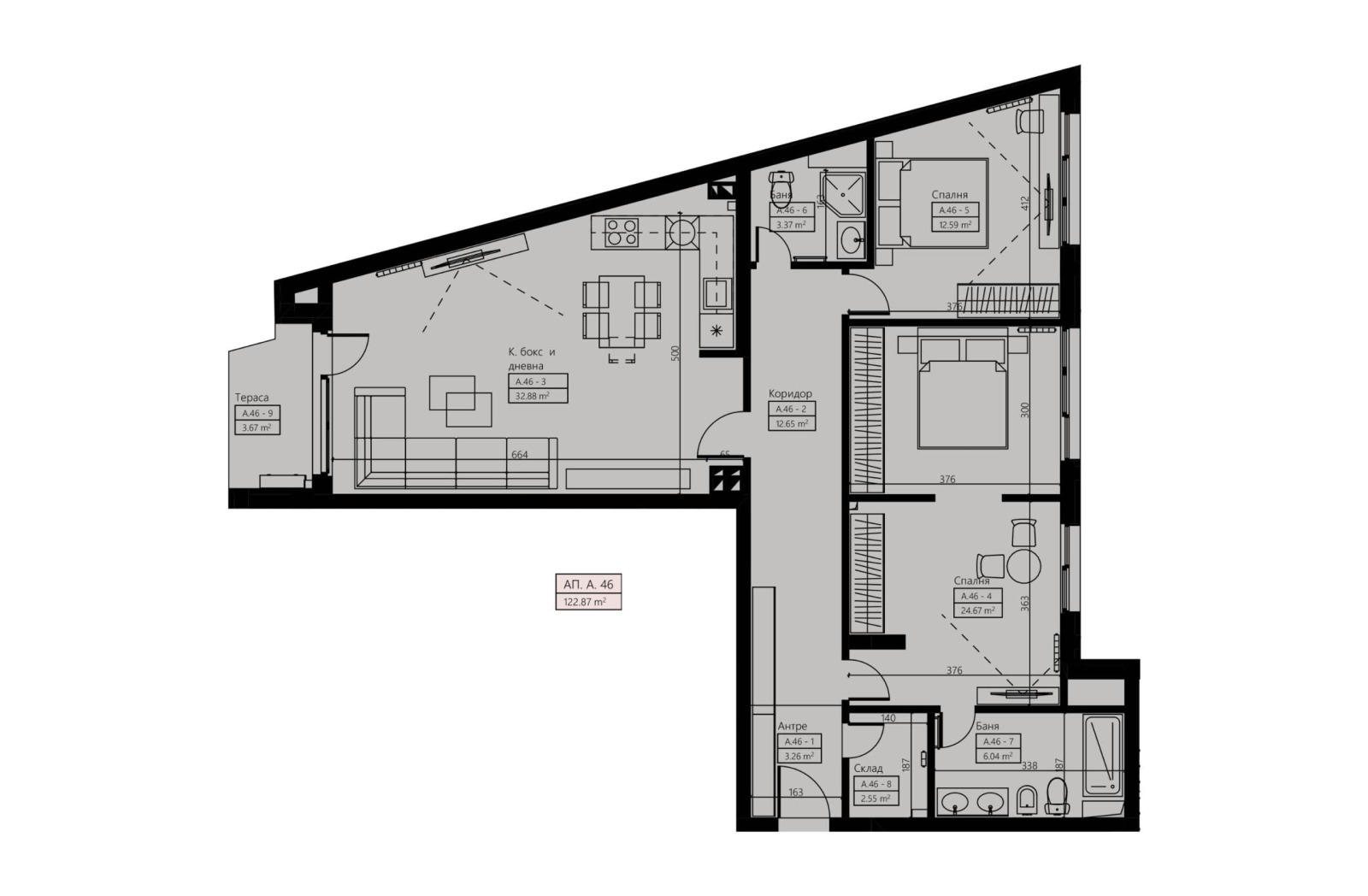 Продава 4-СТАЕН, гр. София, Малинова долина, снимка 9 - Апартаменти - 55744802