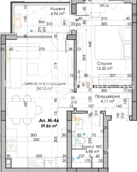 Продава 2-СТАЕН, гр. Пловдив, Южен, снимка 2 - Aпартаменти - 49432225