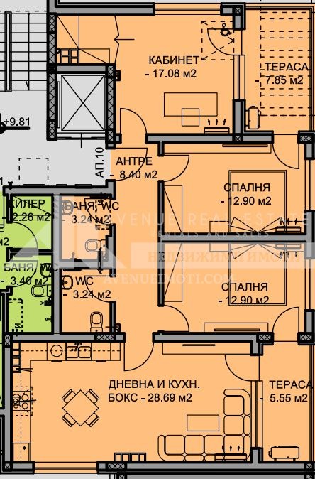 Продаја  2 спаваће собе Пловдив , Остромила , 144 м2 | 69500524 - слика [2]