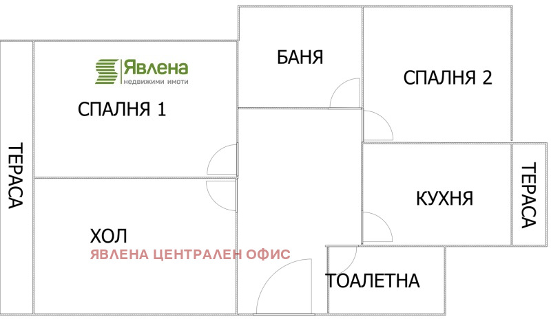 Til salgs  2 soverom Sofia , Dianabad , 76 kvm | 29616785 - bilde [2]