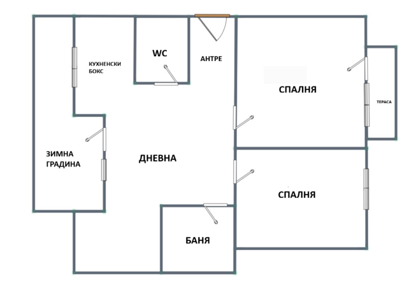 Продава 3-СТАЕН, гр. София, Стрелбище, снимка 9 - Апартаменти - 52509428