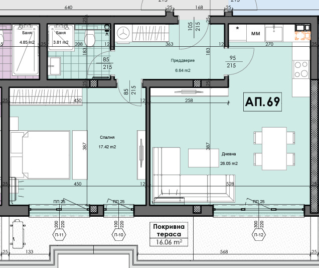 Zu verkaufen  1 Schlafzimmer Plowdiw , Karschijaka , 93 qm | 74402943 - Bild [2]