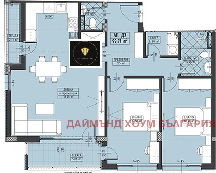 Продава  3-стаен, град Пловдив, Христо Смирненски •  130 300 EUR • ID 49064136 — holmes.bg - [1] 