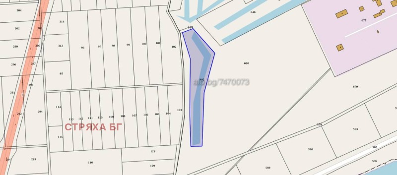 Продава ПАРЦЕЛ в област Бургас, гр. Поморие - 9992 кв.м / 51 129.19 € » 100 000 лв., СТРЯХА БГ