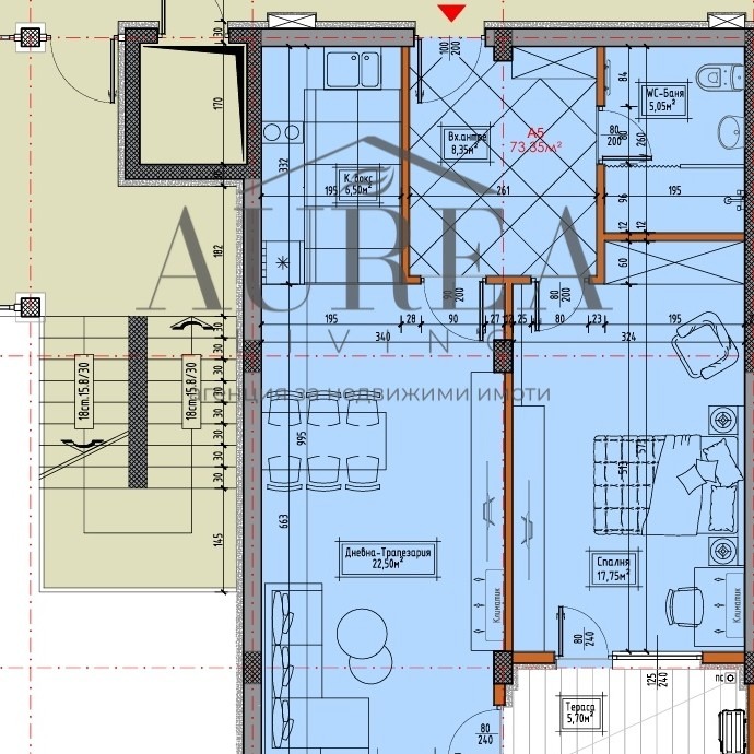 Продава 2-СТАЕН, с. Кошарица, област Бургас, снимка 2 - Апартаменти - 54079083