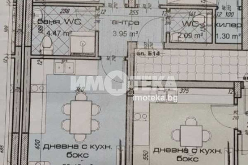 Satılık  2 yatak odası Varna , Izgrev , 108 metrekare | 17071381 - görüntü [3]