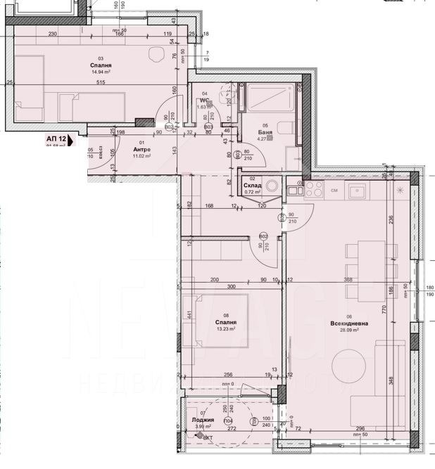 Продава 3-СТАЕН, гр. Варна, Виница, снимка 3 - Апартаменти - 55831255