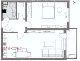 1 dormitorio Darvenitsa, Sofia 3