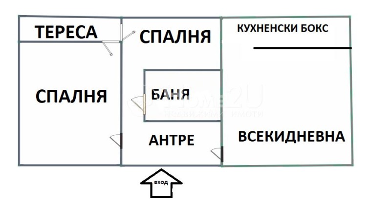 Продаја  2 спаваће собе Софија , Лјулин 4 , 75 м2 | 16977878 - слика [10]