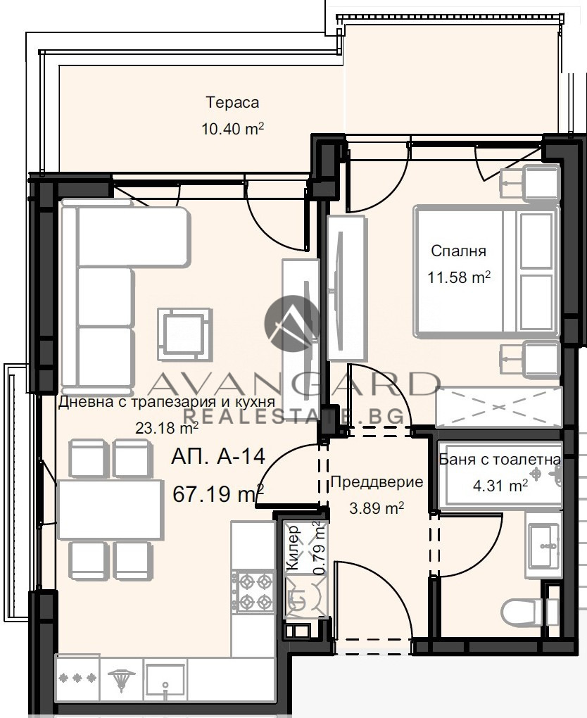 Продава 2-СТАЕН, гр. Пловдив, Остромила, снимка 2 - Апартаменти - 52747995