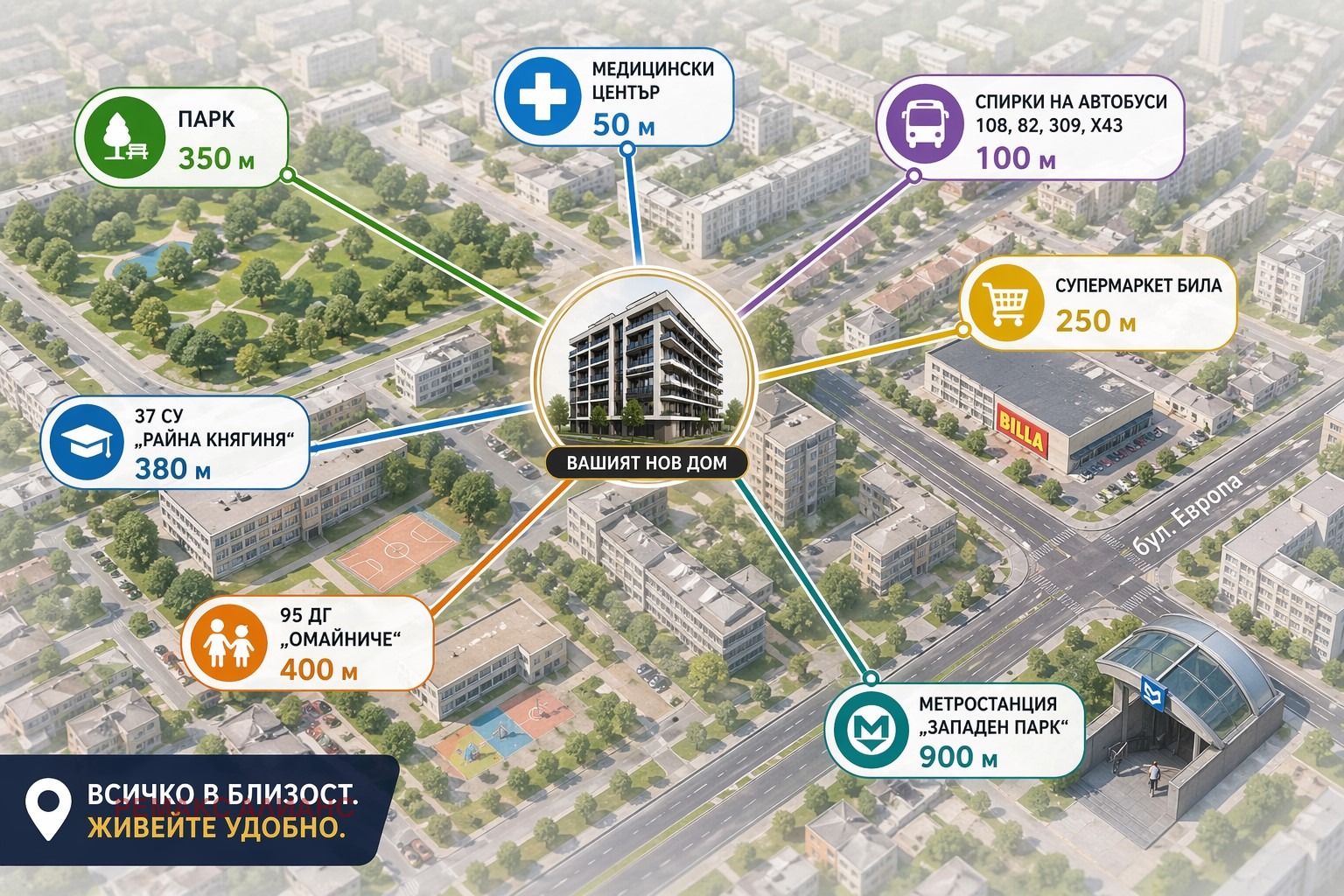 Продава 3-СТАЕН, гр. София, Люлин 10, снимка 6 - Апартаменти - 54300889