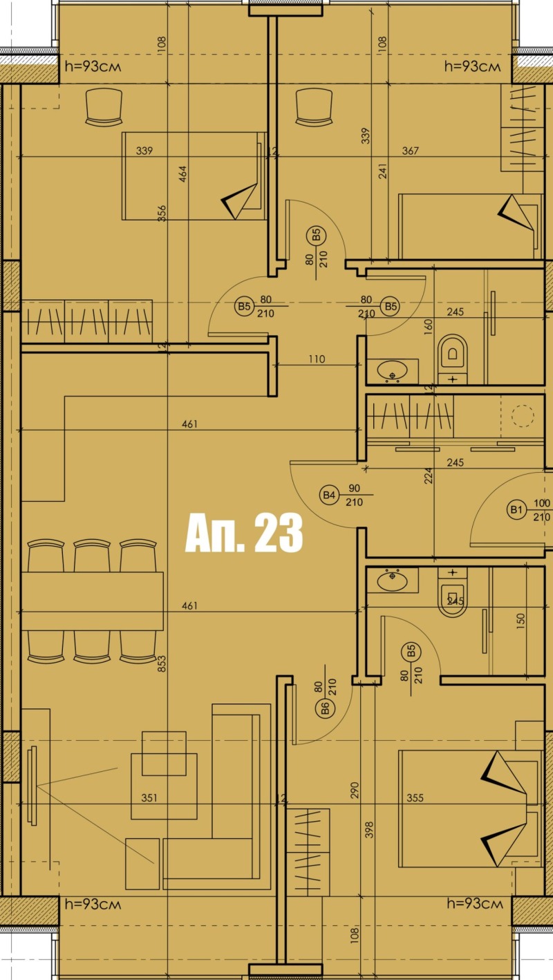 Продава  4-стаен град София , Дружба 1 , 124 кв.м | 87514364 - изображение [2]
