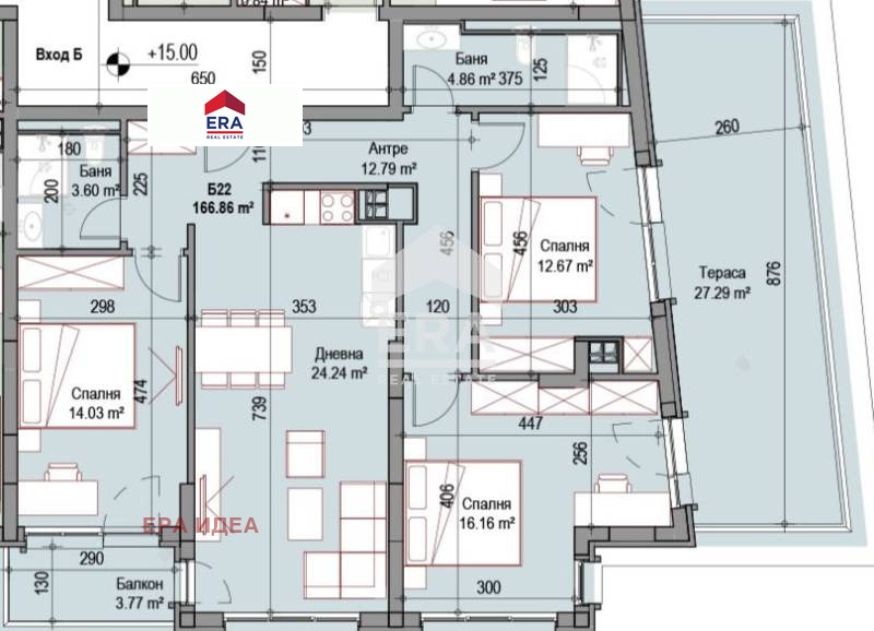 Продава  4-стаен град София , Сухата река , 166 кв.м | 22291436 - изображение [2]