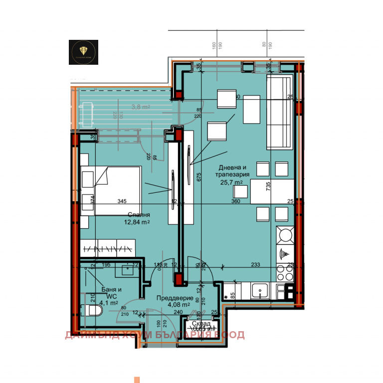 Продава 2-СТАЕН, гр. Пловдив, Остромила, снимка 2 - Aпартаменти - 47459967