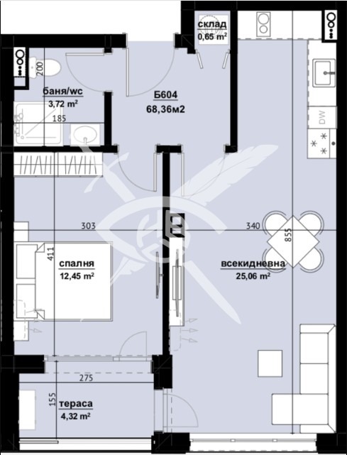 Продава 2-СТАЕН, гр. Бургас, Изгрев, снимка 1 - Aпартаменти - 48532830