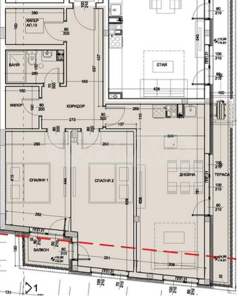 Продава 3-СТАЕН, гр. Варна, Левски 2, снимка 5 - Aпартаменти - 49222999