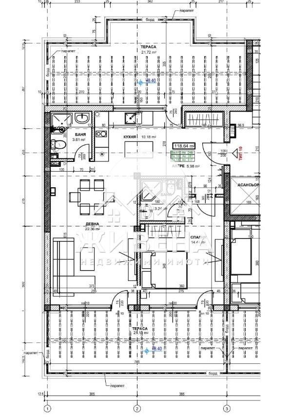 Zu verkaufen  2 Schlafzimmer Warna , k.k. Sw.Sw. Konstantin i Elena , 128 qm | 75848680 - Bild [2]