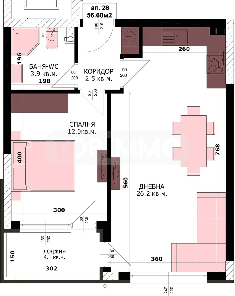 Продава  2-стаен град Варна , Кайсиева градина , 64 кв.м | 66196231 - изображение [9]