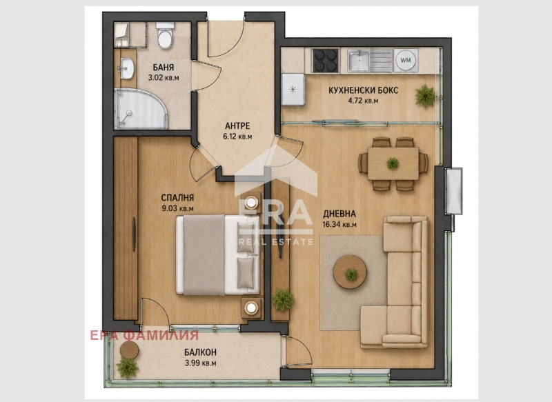 Продава 2-СТАЕН, гр. София, Манастирски ливади, снимка 12 - Апартаменти - 55930189