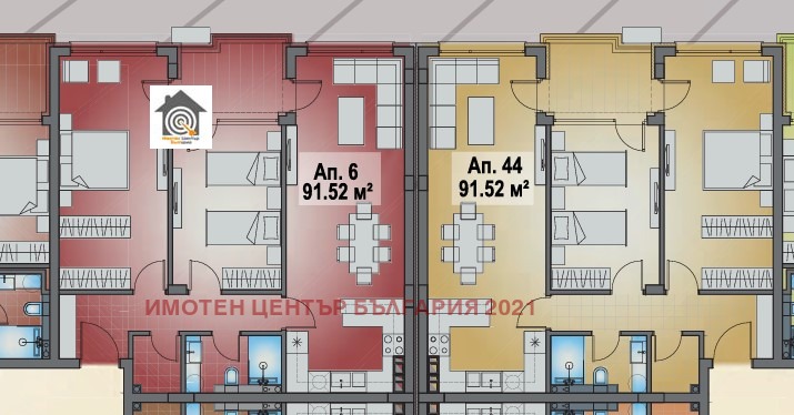 En venta  2 dormitorios Sofia , Malinova dolina , 107 metros cuadrados | 45241476 - imagen [8]