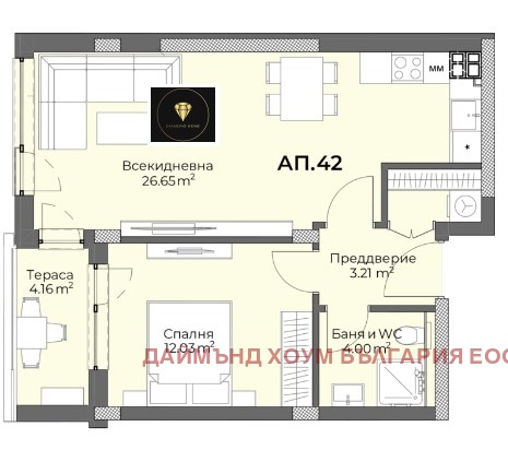 Продава 2-СТАЕН, гр. Пловдив, Христо Смирненски, снимка 3 - Aпартаменти - 48365069