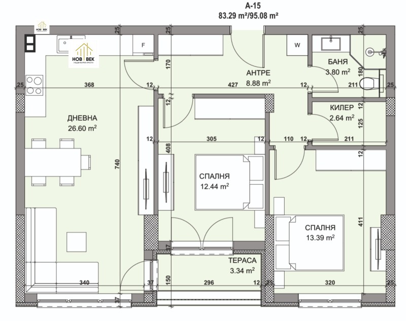 Na sprzedaż  2 sypialnie Warna , Wladislaw Warnenczik 1 , 95 mkw | 78486002 - obraz [6]