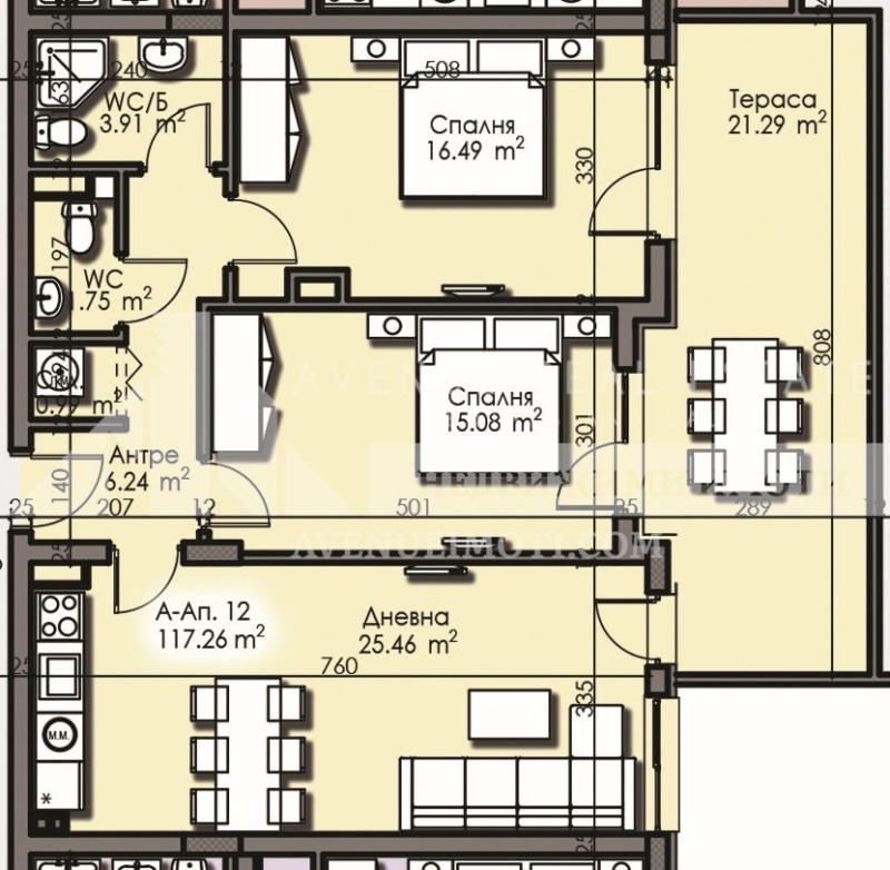 Zu verkaufen  2 Schlafzimmer Burgas , Izgrew , 117 qm | 11534658 - Bild [2]