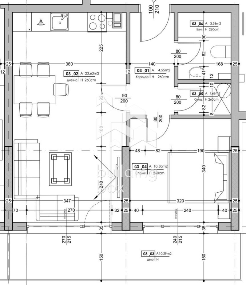 Zu verkaufen  1 Schlafzimmer Plowdiw , Karschijaka , 71 qm | 95860639 - Bild [2]
