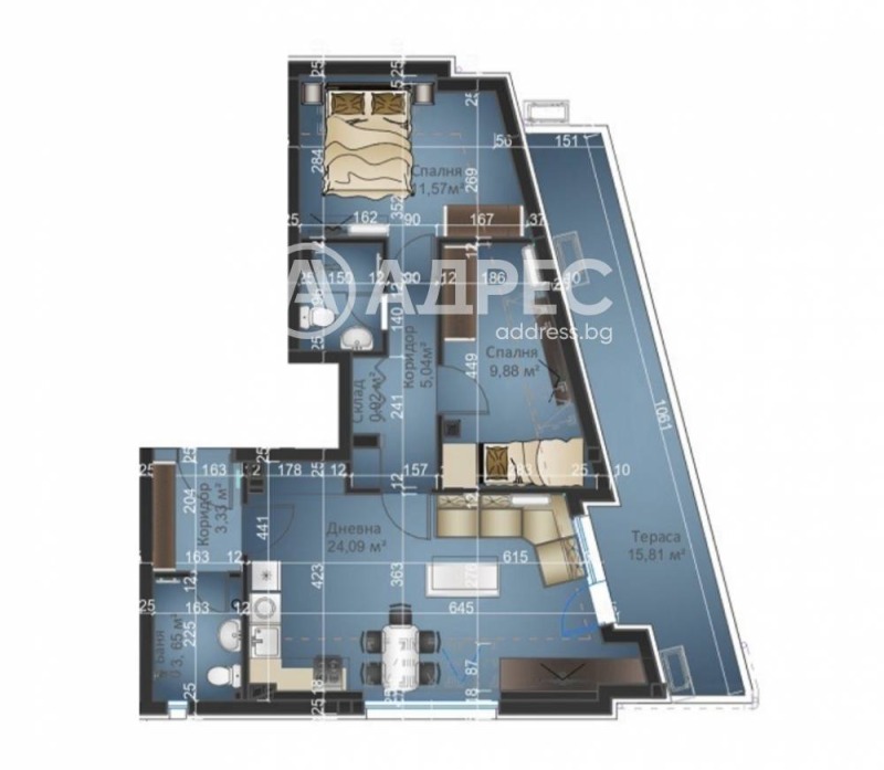 Продава 3-СТАЕН, град София, Люлин - център • 239999 € / 469397.24 лв. • 24472049 1