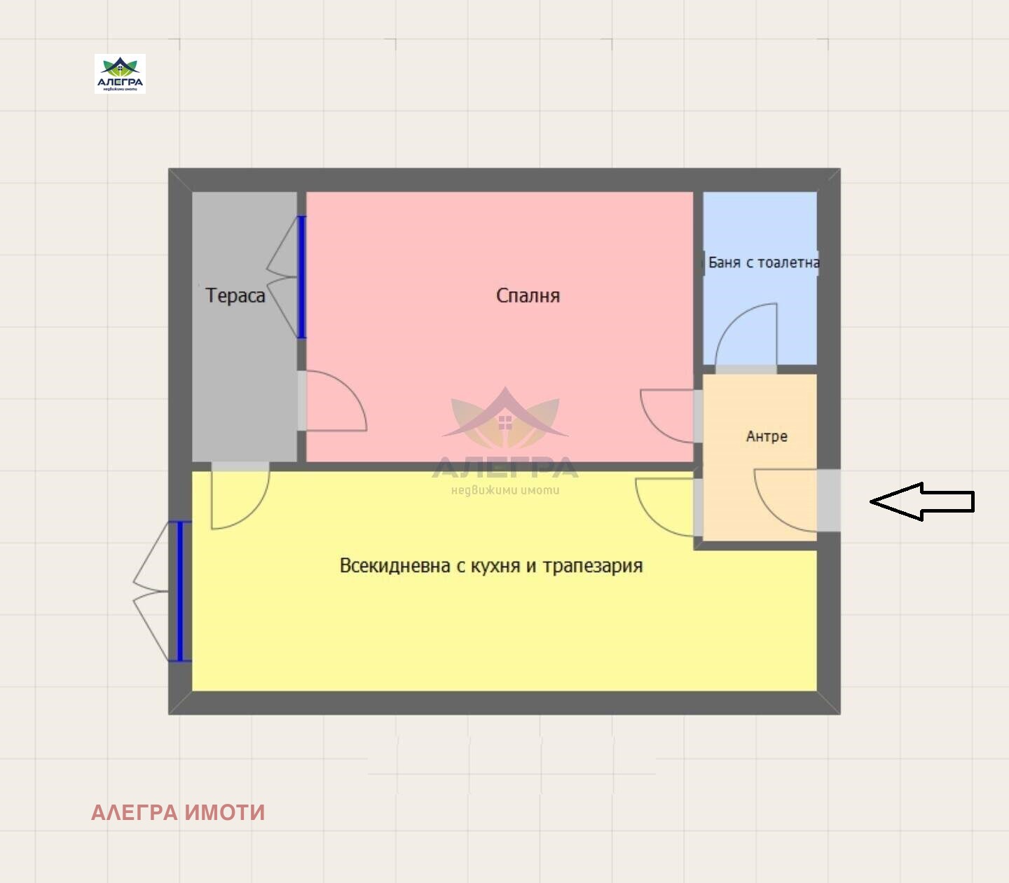 Продава 2-СТАЕН, гр. Пазарджик, Промишлена зона, снимка 2 - Апартаменти - 51822372