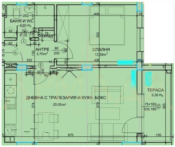 Продава 2-СТАЕН, гр. Пловдив, Христо Смирненски, снимка 2 - Aпартаменти - 49295939