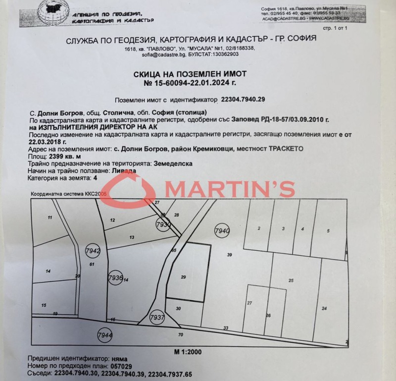 Eladó  Cselekmény Sofia , Dolni Bogrov , 2399 négyzetméter | 31577928 - kép [6]