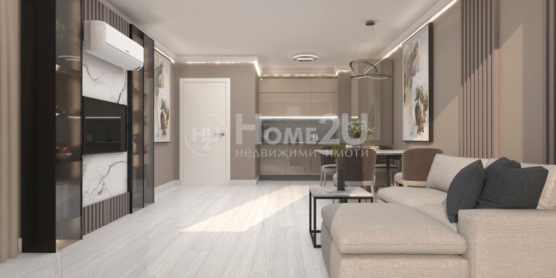 Zu verkaufen  1 Schlafzimmer Plowdiw , Gagarin , 56 qm | 58788563