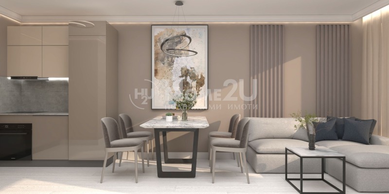 Zu verkaufen  1 Schlafzimmer Plowdiw , Gagarin , 56 qm | 58788563 - Bild [4]