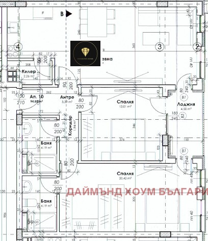 Satılık  2 yatak odası Plovdiv , Hristo Smirnenski , 112 metrekare | 15151350 - görüntü [2]