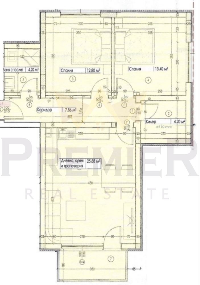 Продава 3-СТАЕН, гр. Варна, м-т Долна Трака, снимка 9 - Апартаменти - 56243201