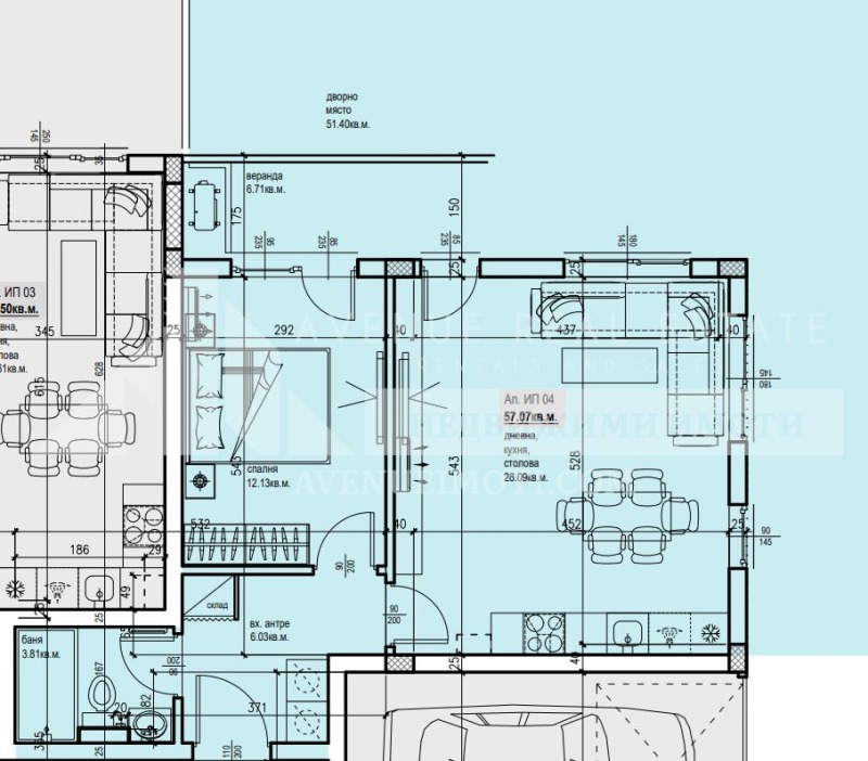Продаја  1 спаваћа соба Пловдив , Остромила , 129 м2 | 44483312 - слика [2]