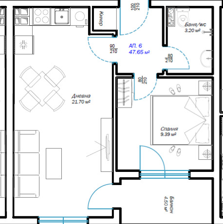 Продава 2-СТАЕН, гр. Варна, Възраждане 3, снимка 3 - Апартаменти - 52373330