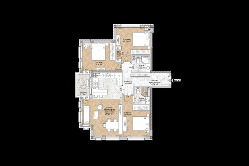 Продава 4-СТАЕН, гр. София, Люлин 8, снимка 2 - Апартаменти - 52402605