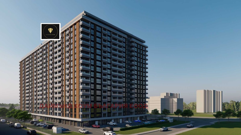 En venta  Estudio Plovdiv , Gagarin , 43 metros cuadrados | 96134376