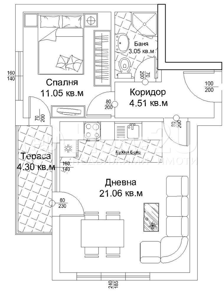 Продается  1 спальня Варна , Аспарухово , 57 кв.м | 37083161 - изображение [13]