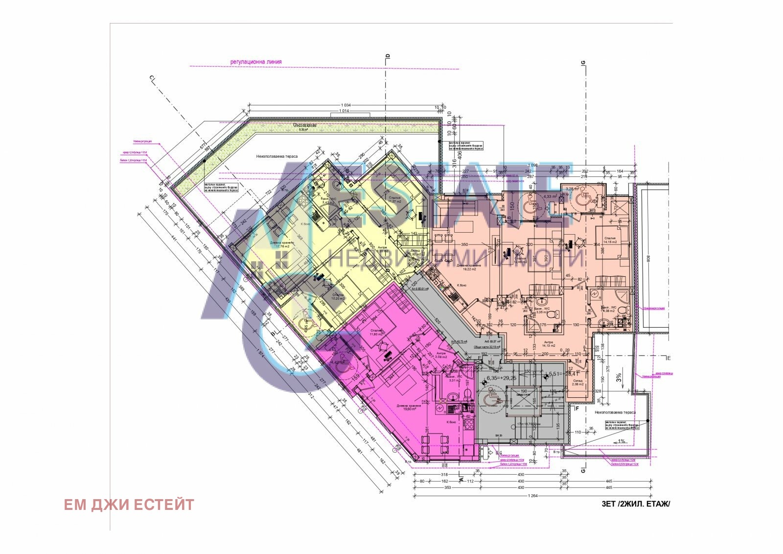Продава 3-СТАЕН, гр. Бургас, Зорница, снимка 2 - Апартаменти - 53672399