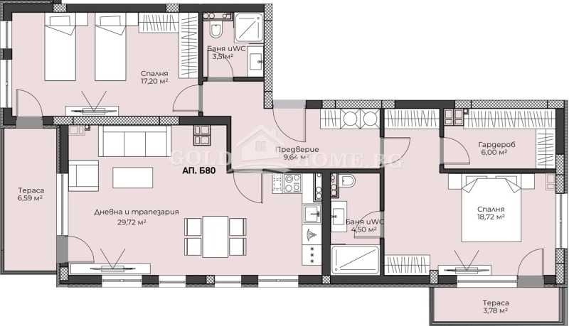 Продава 3-СТАЕН, гр. Пловдив, Христо Смирненски, снимка 8 - Aпартаменти - 48994779